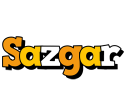 Sazgar cartoon logo