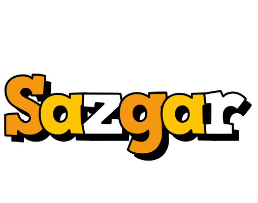 Sazgar cartoon logo