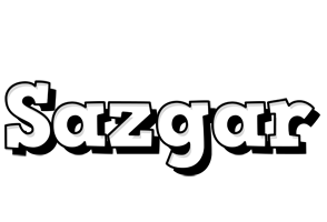 Sazgar snowing logo