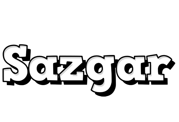 Sazgar snowing logo