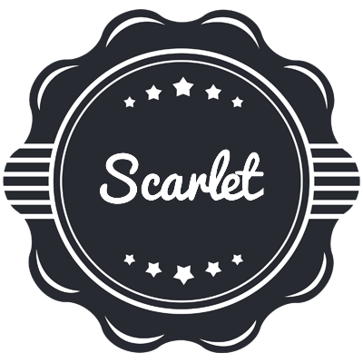 Scarlet badge logo