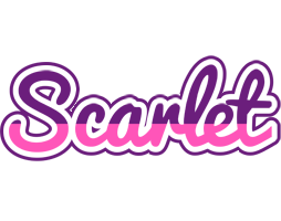 Scarlet cheerful logo