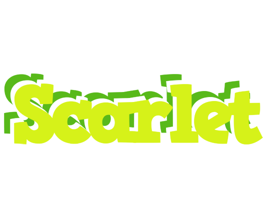 Scarlet citrus logo