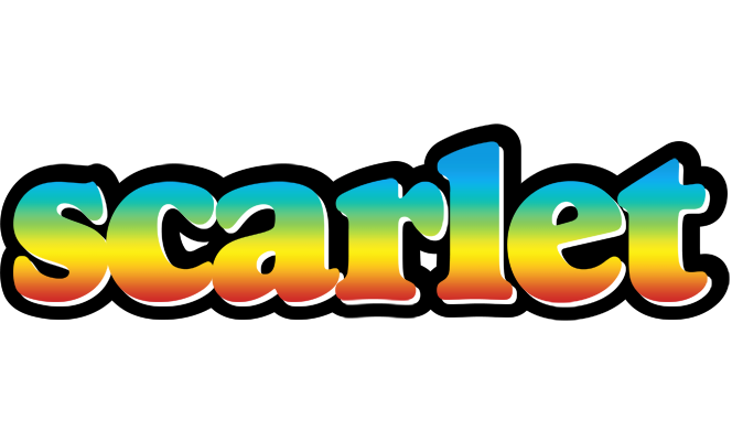 Scarlet color logo