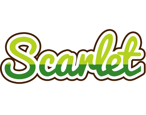 Scarlet golfing logo