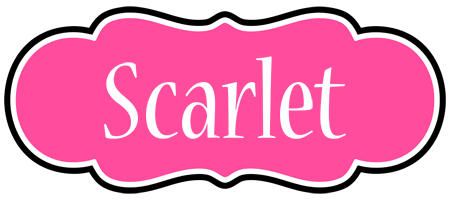 Scarlet invitation logo