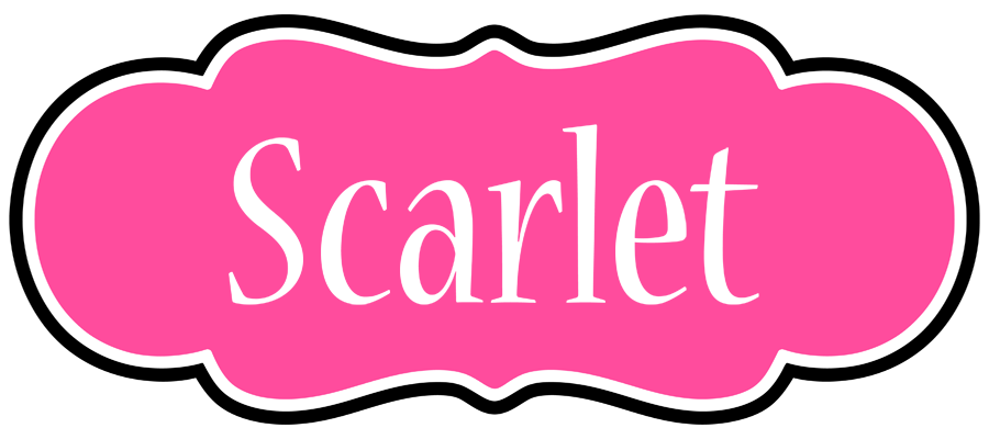Scarlet invitation logo