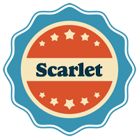 Scarlet labels logo