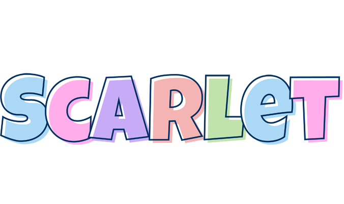 Scarlet pastel logo