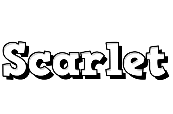 Scarlet snowing logo