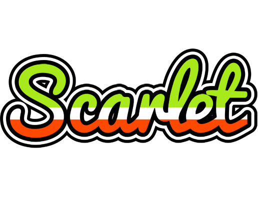 Scarlet superfun logo