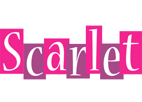 Scarlet whine logo