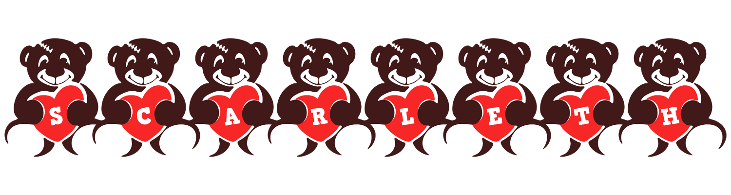 Scarleth bear logo