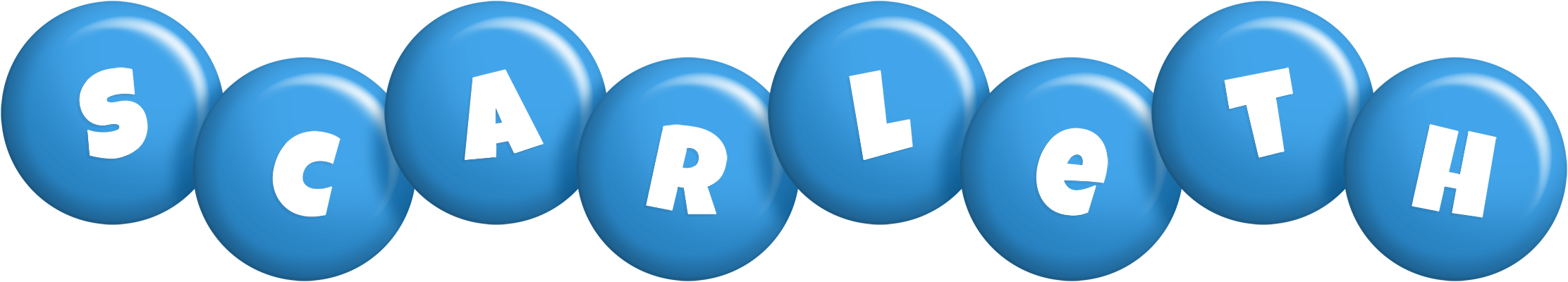 Scarleth candy-blue logo