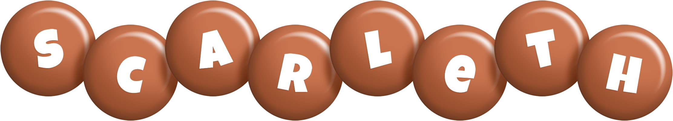Scarleth candy-brown logo