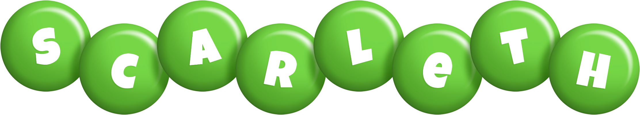Scarleth candy-green logo