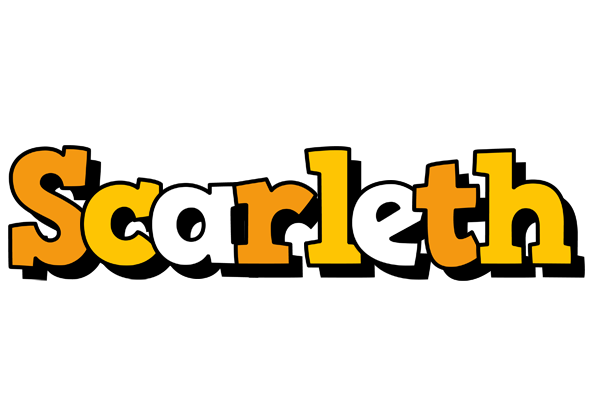 Scarleth cartoon logo