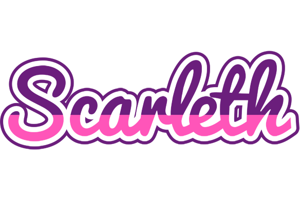 Scarleth cheerful logo