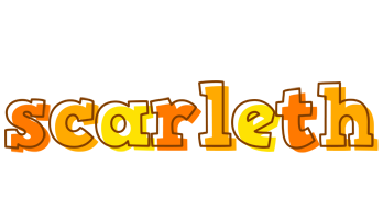 Scarleth desert logo