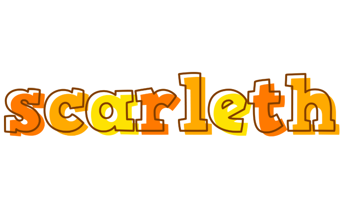 Scarleth desert logo