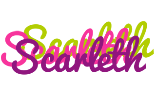 Scarleth flowers logo