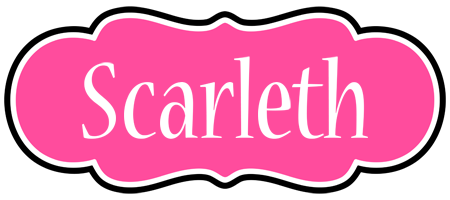 Scarleth invitation logo