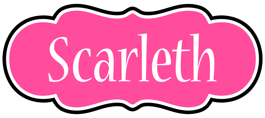 Scarleth invitation logo