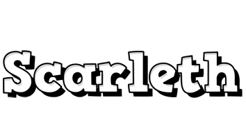 Scarleth snowing logo