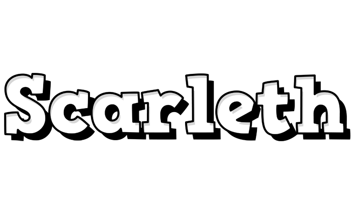 Scarleth snowing logo