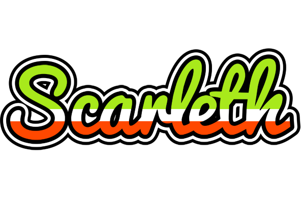 Scarleth superfun logo