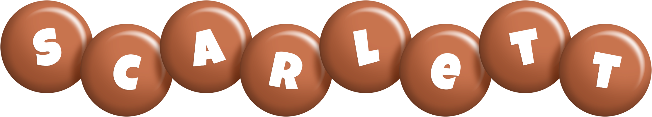 Scarlett candy-brown logo