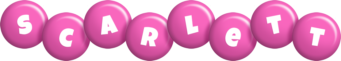 Scarlett candy-pink logo