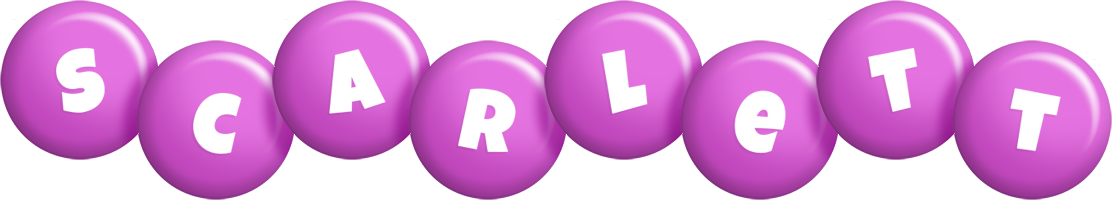 Scarlett candy-purple logo