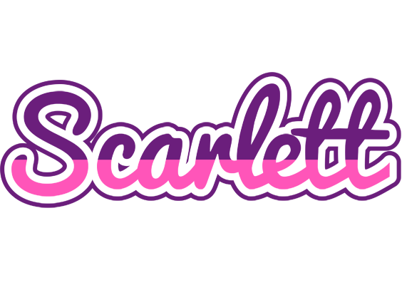Scarlett cheerful logo