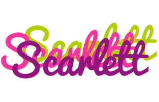 Scarlett flowers logo