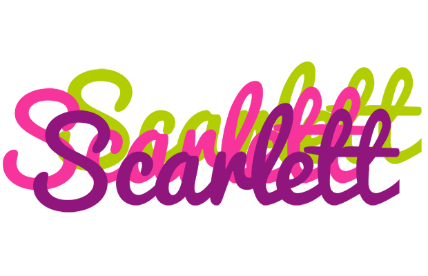 Scarlett flowers logo