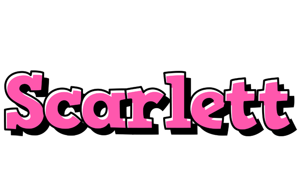 Scarlett girlish logo