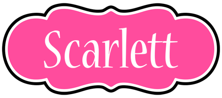 Scarlett invitation logo