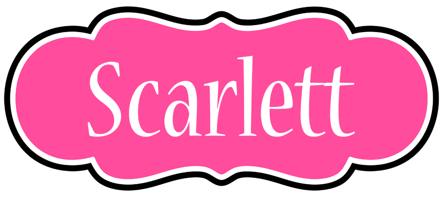 Scarlett invitation logo