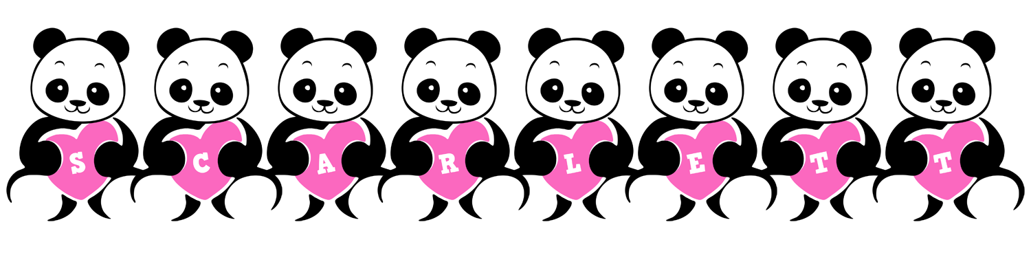 Scarlett love-panda logo