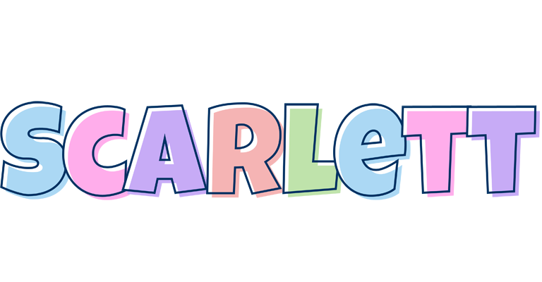 Scarlett pastel logo