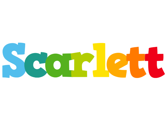 Scarlett rainbows logo