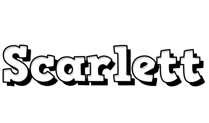 Scarlett snowing logo
