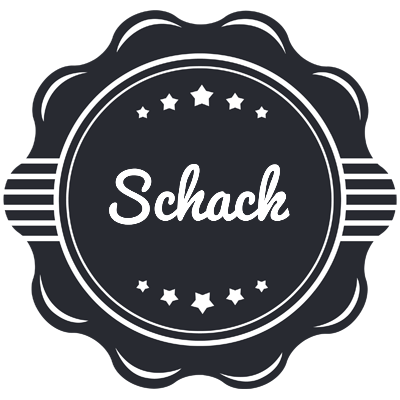 Schack badge logo