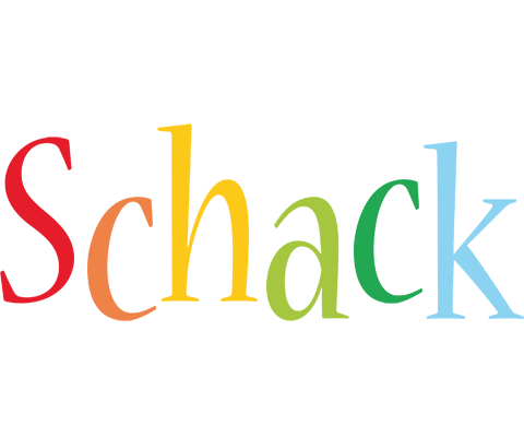 Schack birthday logo