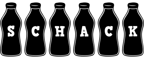 Schack bottle logo