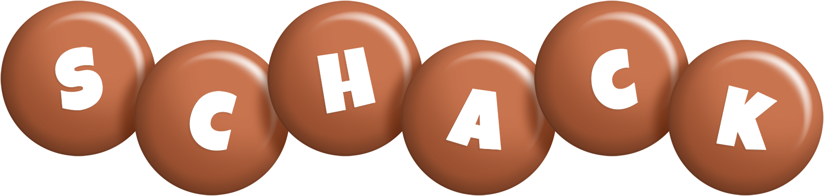 Schack candy-brown logo