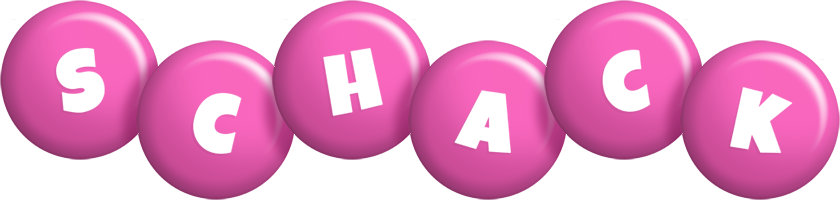 Schack candy-pink logo