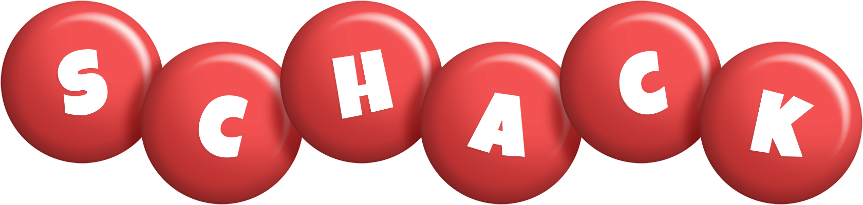 Schack candy-red logo
