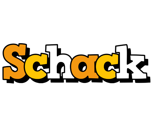 Schack cartoon logo